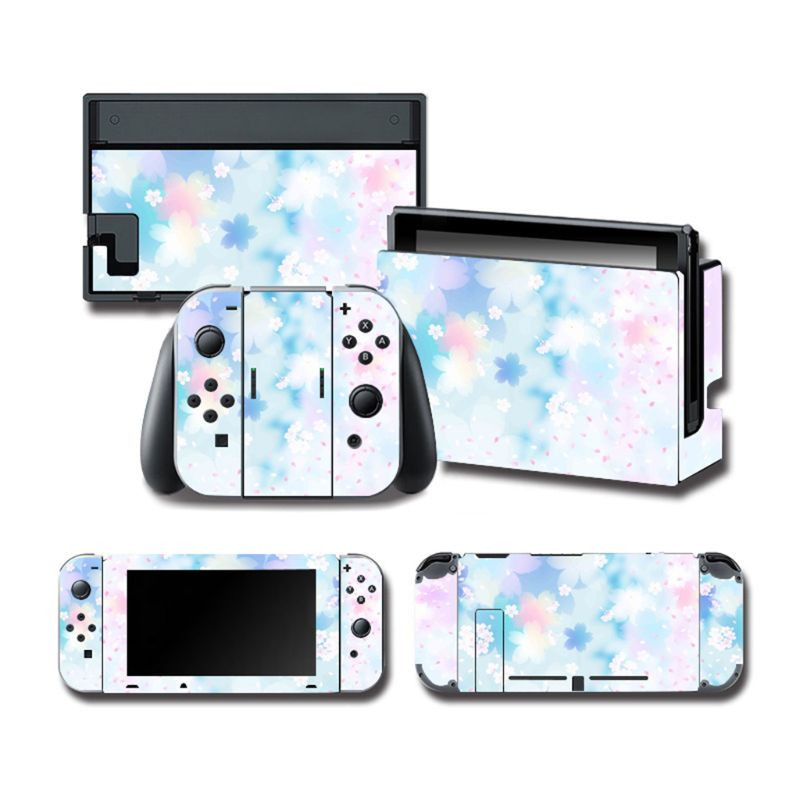 Zaštitna navlaka za cijelo tijelo Skin Šarene naljepnice Umjetničke naljepnice za NS Switch igraću konzolu Joy-Con Controller Decor 1 set