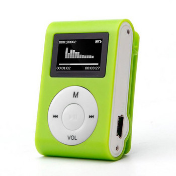 5 χρώματα Hifi Mini USB Clip Player MP3 Screen LCD 32GB Micro SD CardSlick Stylish Design Sport Compact Hot #BL5