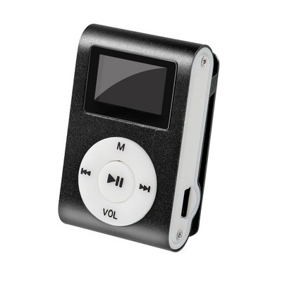 5 spalvų Hifi mini USB klipas MP3 grotuvas LCD ekrano palaikymas 32GB Micro SD TF kortelė CardSlick Stilingas dizainas Sport Compact Hot #BL5