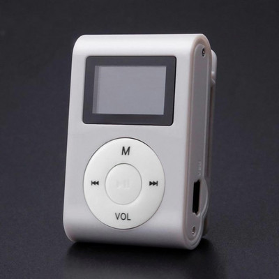 5 spalvų Hifi mini USB klipas MP3 grotuvas LCD ekrano palaikymas 32GB Micro SD TF kortelė CardSlick Stilingas dizainas Sport Compact Hot #BL5