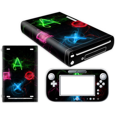 Dobrý dizajn pre konzolu W II U s diaľkovými ovládačmi, skiny pre Nintendo W II U, nálepka pre W II U.