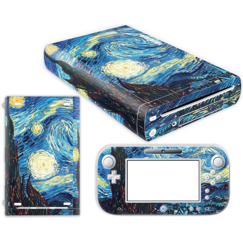 Dobrý dizajn pre konzolu W II U s diaľkovými ovládačmi, skiny pre Nintendo W II U, nálepka pre W II U.