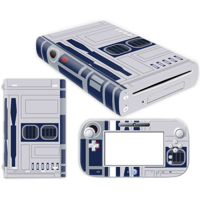Dobrý dizajn pre konzolu W II U s diaľkovými ovládačmi, skiny pre Nintendo W II U, nálepka pre W II U.
