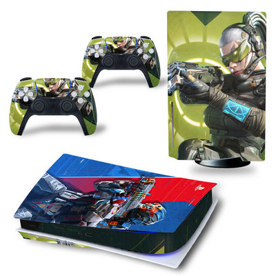 PS5 ketta jaoks Call of Duty PVC nahakleebis Vinüülkleebis Kleebise kaanekonsooli DualSense kontrollerite tolmukindel kaitsekleebis