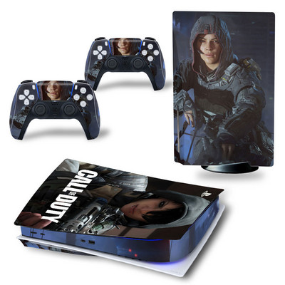 PS5 ketta jaoks Call of Duty PVC nahakleebis Vinüülkleebis Kleebise kaanekonsooli DualSense kontrollerite tolmukindel kaitsekleebis