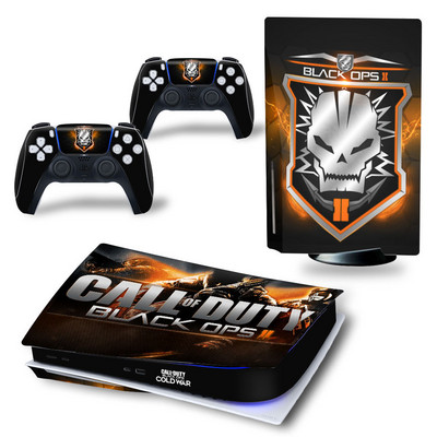 PS5 ketta jaoks Call of Duty PVC nahakleebis Vinüülkleebis Kleebise kaanekonsooli DualSense kontrollerite tolmukindel kaitsekleebis