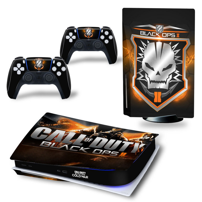 PS5 ketta jaoks Call of Duty PVC nahakleebis Vinüülkleebis Kleebise kaanekonsooli DualSense kontrollerite tolmukindel kaitsekleebis