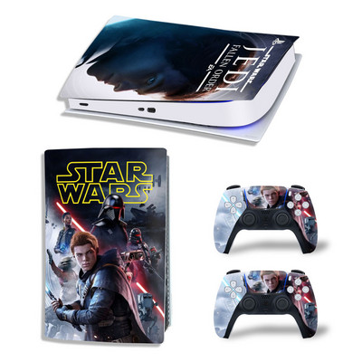 Star Wars Vinyl Skin matrica PlayStation 5 digitális PS5 PlayStation5 PS 5 játékkonzolhoz játékfogantyú teljes fedésű védőfólia