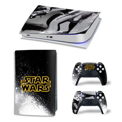 Star Wars Vinyl Skin matrica PlayStation 5 digitális PS5 PlayStation5 PS 5 játékkonzolhoz játékfogantyú teljes fedésű védőfólia