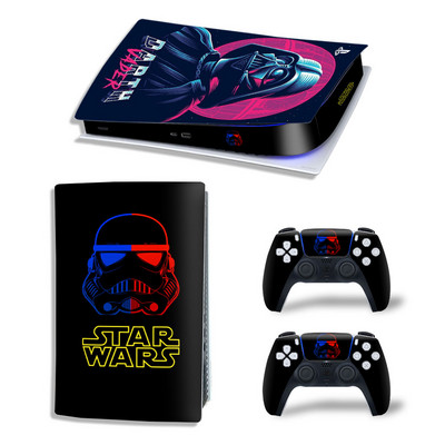 Star Wars Vinyl Skin matrica PlayStation 5 digitális PS5 PlayStation5 PS 5 játékkonzolhoz játékfogantyú teljes fedésű védőfólia
