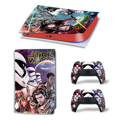Star Wars Vinyl Skin matrica PlayStation 5 digitális PS5 PlayStation5 PS 5 játékkonzolhoz játékfogantyú teljes fedésű védőfólia