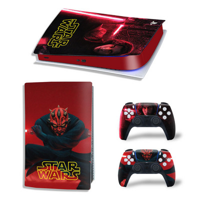 Star Wars Vinyl Skin matrica PlayStation 5 digitális PS5 PlayStation5 PS 5 játékkonzolhoz játékfogantyú teljes fedésű védőfólia