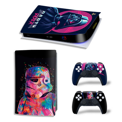Star Wars Vinyl Skin matrica PlayStation 5 digitális PS5 PlayStation5 PS 5 játékkonzolhoz játékfogantyú teljes fedésű védőfólia