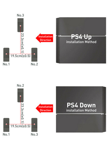 Βάση τοίχου DATA FROG για PS4 Universal Console Host Rack Storage βάση στήριξης για PS4 Pro/ PS4 Slim Accessories 2022