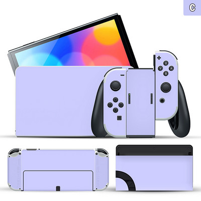 1 db Pure Color Skin matricavédő Nintendo Switchhez OLED Classic Switch karcálló Switch Oled színes matrica