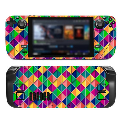 Zaštitna navlaka protiv ogrebotina DIY dekor igraće konzole za Steam Deck Zaštitna navlaka Estetska naljepnica za kožu za Steam Deck