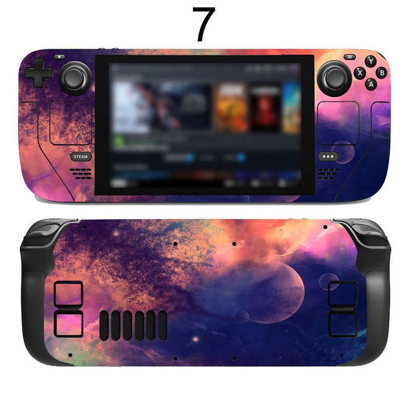 Zaštitna navlaka protiv ogrebotina DIY dekor igraće konzole za Steam Deck Zaštitna navlaka Estetska naljepnica za kožu za Steam Deck