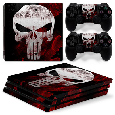 koponya kialakítás PS4 PRO konzolhoz és kontrollerekhez matricák PS4 pro-hoz bőrmatrica PS4 pro-hoz Vinyl matrica