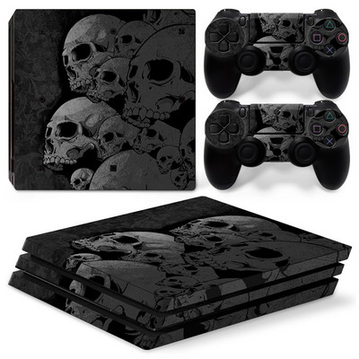 koponya kialakítás PS4 PRO konzolhoz és kontrollerekhez matricák PS4 pro-hoz bőrmatrica PS4 pro-hoz Vinyl matrica