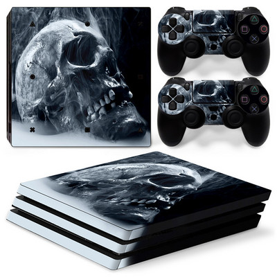 koponya kialakítás PS4 PRO konzolhoz és kontrollerekhez matricák PS4 pro-hoz bőrmatrica PS4 pro-hoz Vinyl matrica