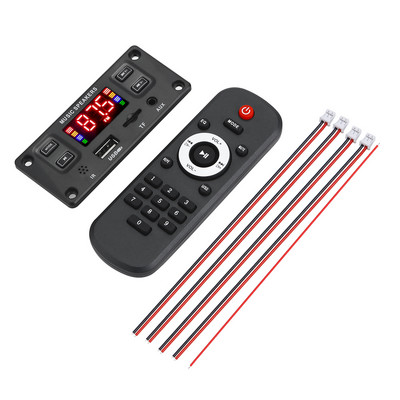 Placă de decodor stereo 2 *60W MP3/WAV/WMA/APE/FLAC Placă de decodor pentru radio auto Suport USB TF Radio FM DC8V-24V Difuzor auto MP3 Player