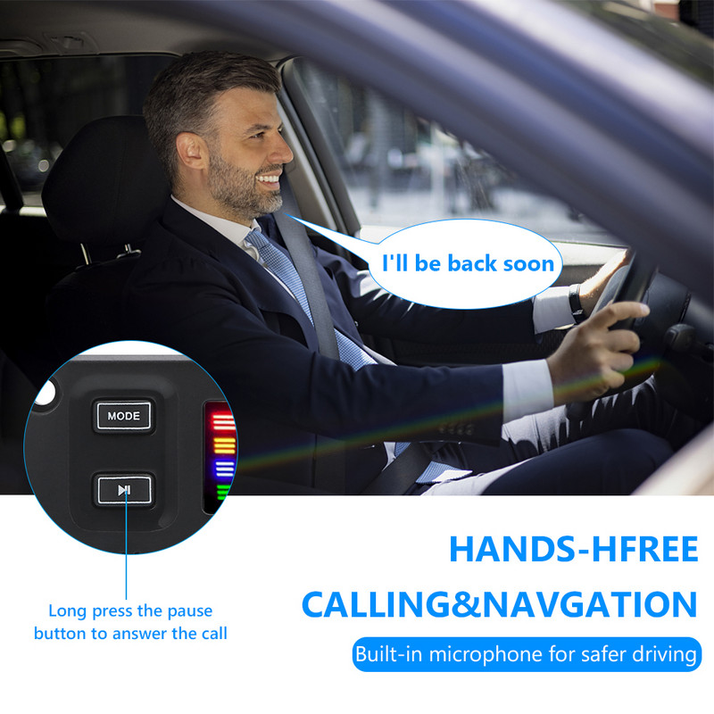 Placă de decodor stereo 2 *60W MP3/WAV/WMA/APE/FLAC Placă de decodor pentru radio auto Suport USB TF Radio FM DC8V-24V Difuzor auto MP3 Player