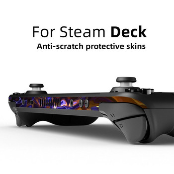 Aesthetic Skin Vinyl for Steam Deck Console Full Set Προστατευτικό κάλυμμα περιτυλίγματος αυτοκόλλητων για αυτοκόλλητα Premium κονσόλας Valve