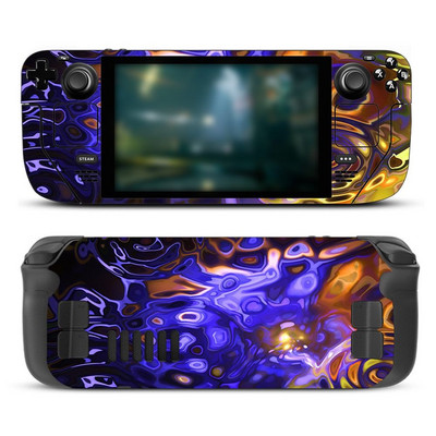 Aesthetic Skin Vinyl for Steam Deck Console Full Set Προστατευτικό κάλυμμα περιτυλίγματος αυτοκόλλητων για αυτοκόλλητα Premium κονσόλας Valve