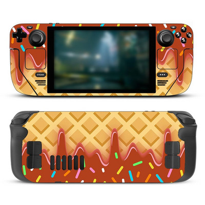 Aesthetic Skin Vinyl for Steam Deck Console Full Set Προστατευτικό κάλυμμα περιτυλίγματος αυτοκόλλητων για αυτοκόλλητα Premium κονσόλας Valve