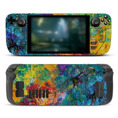 Aesthetic Skin Vinyl for Steam Deck Console Full Set Προστατευτικό κάλυμμα περιτυλίγματος αυτοκόλλητων για αυτοκόλλητα Premium κονσόλας Valve