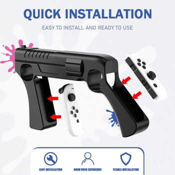 Για Splatoon 3 Gun Shape Handgrip Sense Joystick για Nintendo Switch Ελεγκτής παιχνιδιών NS OLED Gamepad Joypad Gaming Accessories