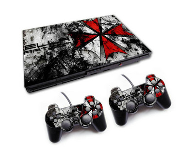 Menő design PS2slim konzolhoz és vezérlőkhöz matricák PS 2-höz matrica P S2-hez Vinyl matrica ps2slim 70000 bőrön matrica