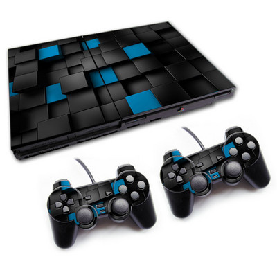 Menő design PS2slim konzolhoz és vezérlőkhöz matricák PS 2-höz matrica P S2-hez Vinyl matrica ps2slim 70000 bőrön matrica