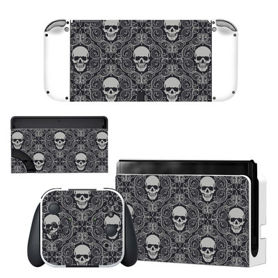 Zaštitna navlaka za cijelo tijelo Naljepnica za kožu kompatibilna s Nintendo Switchom Oled Dekor kontrolera igraće konzole 1 set zvjezdanih šarenih naljepnica