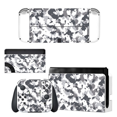 Zaštitna navlaka za cijelo tijelo Naljepnica za kožu kompatibilna s Nintendo Switchom Oled Dekor kontrolera igraće konzole 1 set zvjezdanih šarenih naljepnica