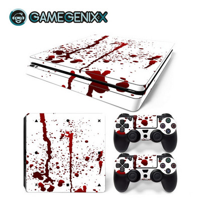 GAMEGENIXX Skin Sticker Geometry Design Zaštitna folija od vinila za PS4 Slim konzolu i 2 kontrolera