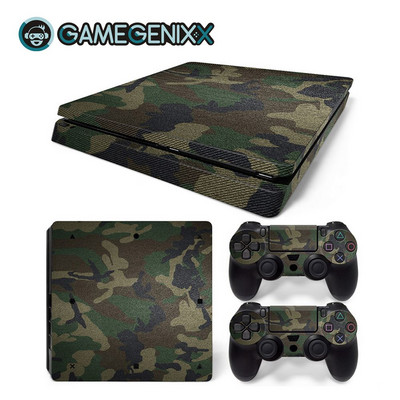GAMEGENIXX Skin Sticker Geometry Design Zaštitna folija od vinila za PS4 Slim konzolu i 2 kontrolera