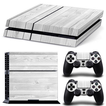 ΓΙΑ χαλκομανία ps4 Νέα Ξύλινα σχέδια Arrival PS4 Skin Sticker for PS4 Console Controller PS4 Stickers Decal