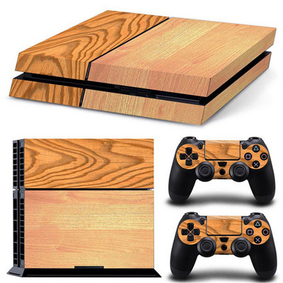 PENTRU ps4 Decal Nou Sosire modele din lemn PS4 Skin Sticker pentru PS4 Console Controller PS4 Autocolante Decal