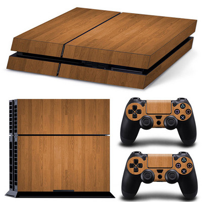PENTRU ps4 Decal Nou Sosire modele din lemn PS4 Skin Sticker pentru PS4 Console Controller PS4 Autocolante Decal