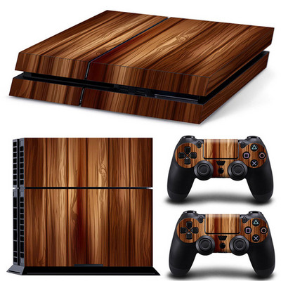 PENTRU ps4 Decal Nou Sosire modele din lemn PS4 Skin Sticker pentru PS4 Console Controller PS4 Autocolante Decal