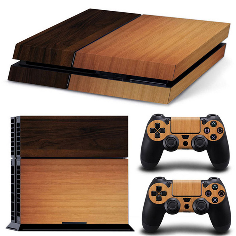PENTRU ps4 Decal Nou Sosire modele din lemn PS4 Skin Sticker pentru PS4 Console Controller PS4 Autocolante Decal