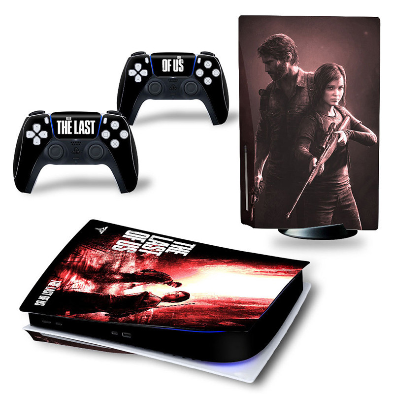 Najnoviji dizajn PS5 Disk Edition Skin Sticker Decal Cover za Sony PlayStation 5 Disc konzolu i 2 kontrolera Skin Sticker Vinyl