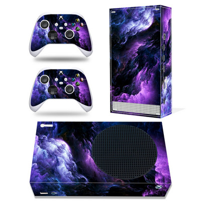 GAMEGENIXX Xbox Series S nahakleebis Imelise disainiga eemaldatav kate PVC vinüül Xbox Series S konsooli ja 2 kontrolleri jaoks