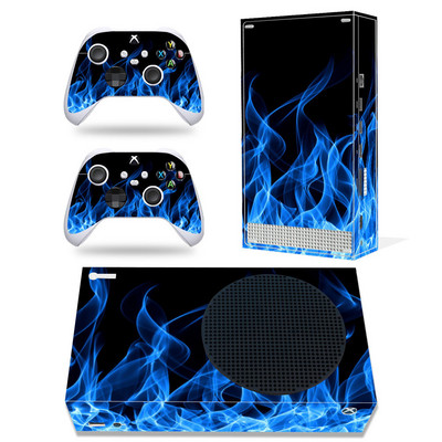 GAMEGENIXX Xbox Series S nahakleebis Imelise disainiga eemaldatav kate PVC vinüül Xbox Series S konsooli ja 2 kontrolleri jaoks