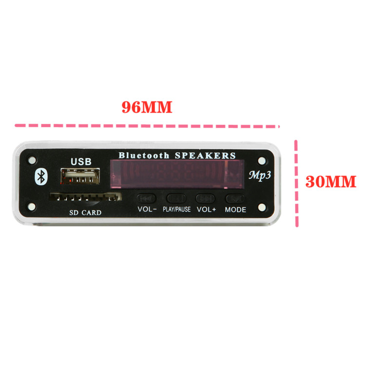 Auto audio USB TF FM radio modul bežični Bluetooth 5V 12V MP3 WMA dekoder ploča MP3 player s daljinskim upravljačem za auto