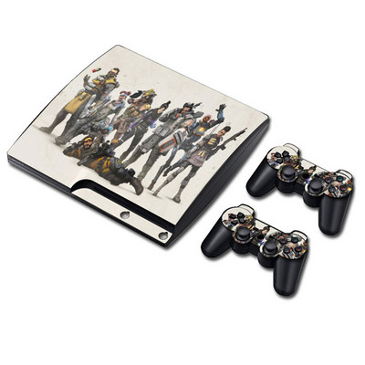 Vinilinė lipduko apsauga, skirta PS3 Slim ir 2 valdiklių apvyniojimui