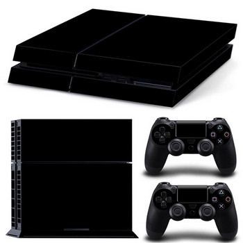 бял цвят, нов дизайн на контролера, винилов стикер за кожата за ps4 Decal Skin Cover за конзола PS4 + 2 бр. Защитни кожи на контролера