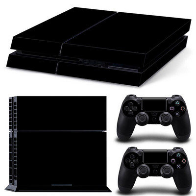 fehér színű új dizájn vezérlő vinyl bőr matrica ps4-hez matrica Skin Cover PS4 konzolhoz + 2db Controller Protection Skins