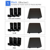 3 kom/set za PS4 Slim Pro Nosač 3D ispis Zidni kontroler Držač Konzola Stalak Host Rack Dodaci za montažu za pohranu igara